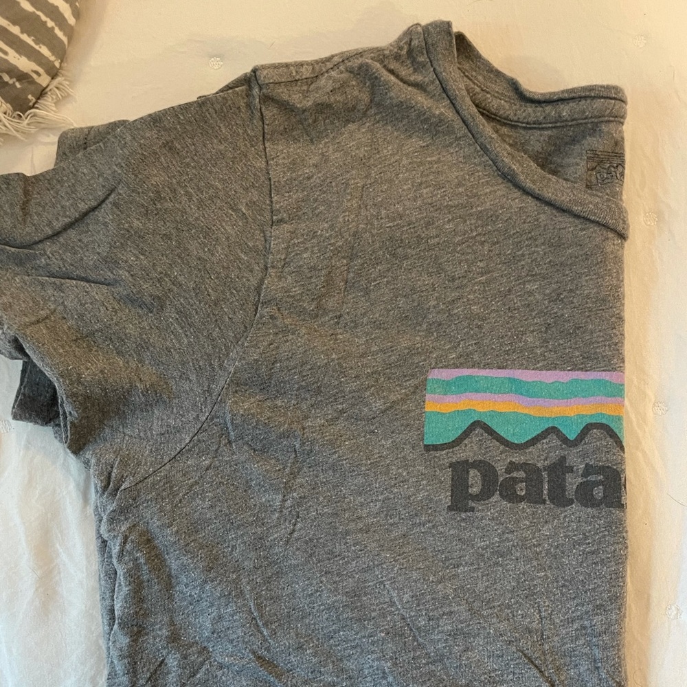 Size Small Patagonia Logo Shirt originally purchase for $40 selling for $25.